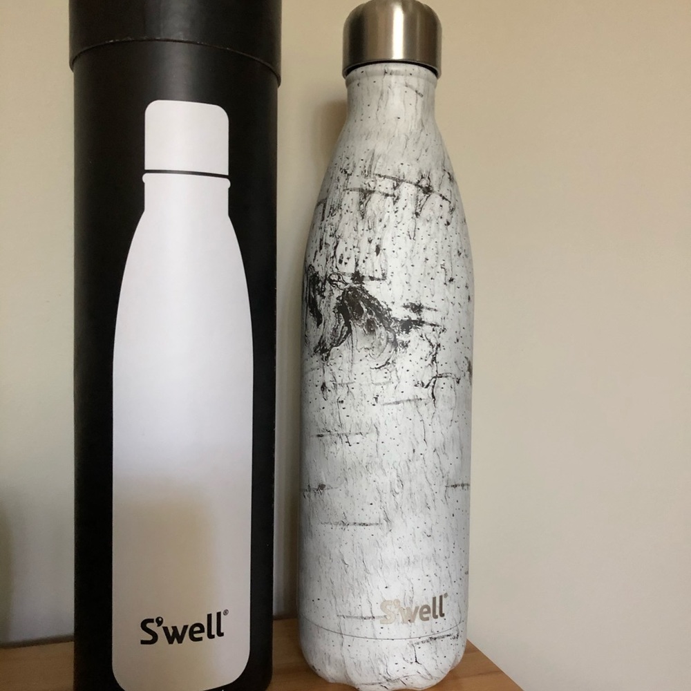 S’well 25oz/750ml White Birch Matt Finish NWT